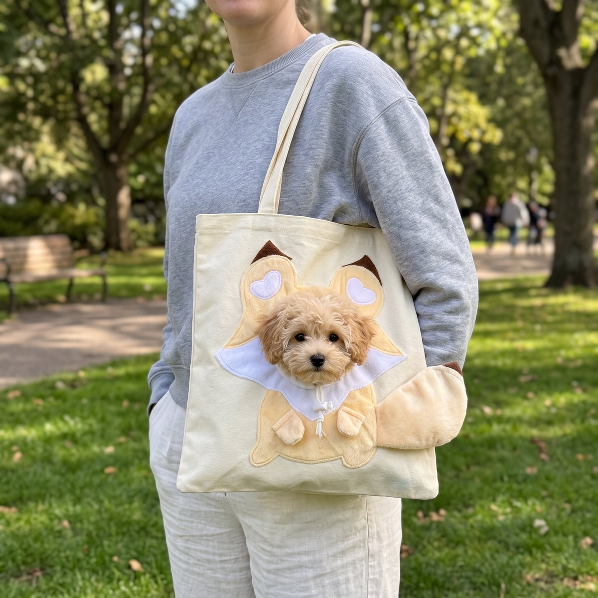 Pawlio Peek-A-Paw™ Pet Carrier Tote